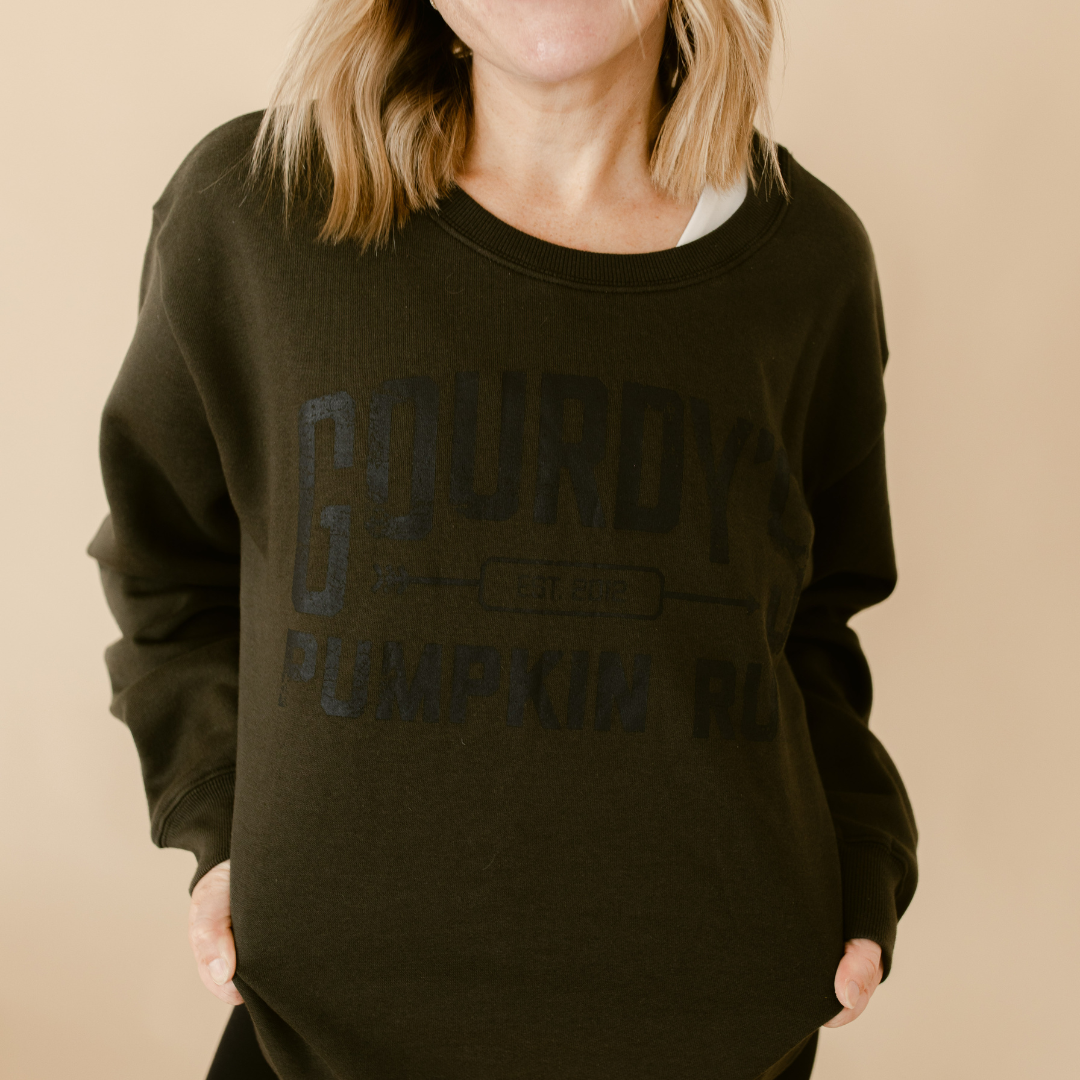 Crewneck Sweater in Deep Pine