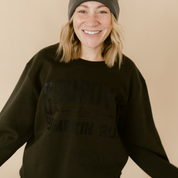 Crewneck Sweater in Deep Pine