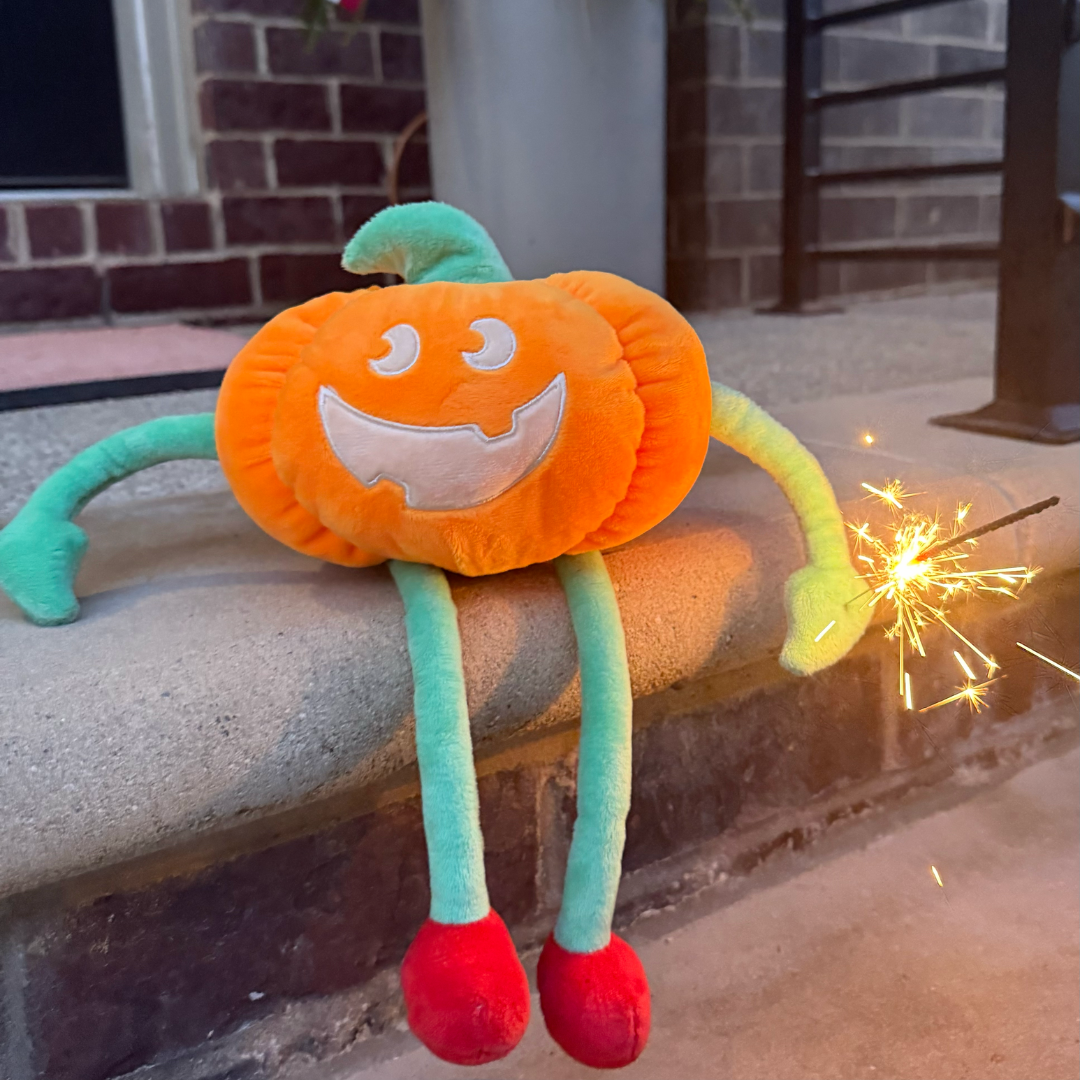 Gourdy Keepsake Stuffed Pumpkin