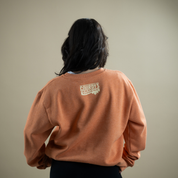 Crewneck Sweatshirt in Burnt Orange